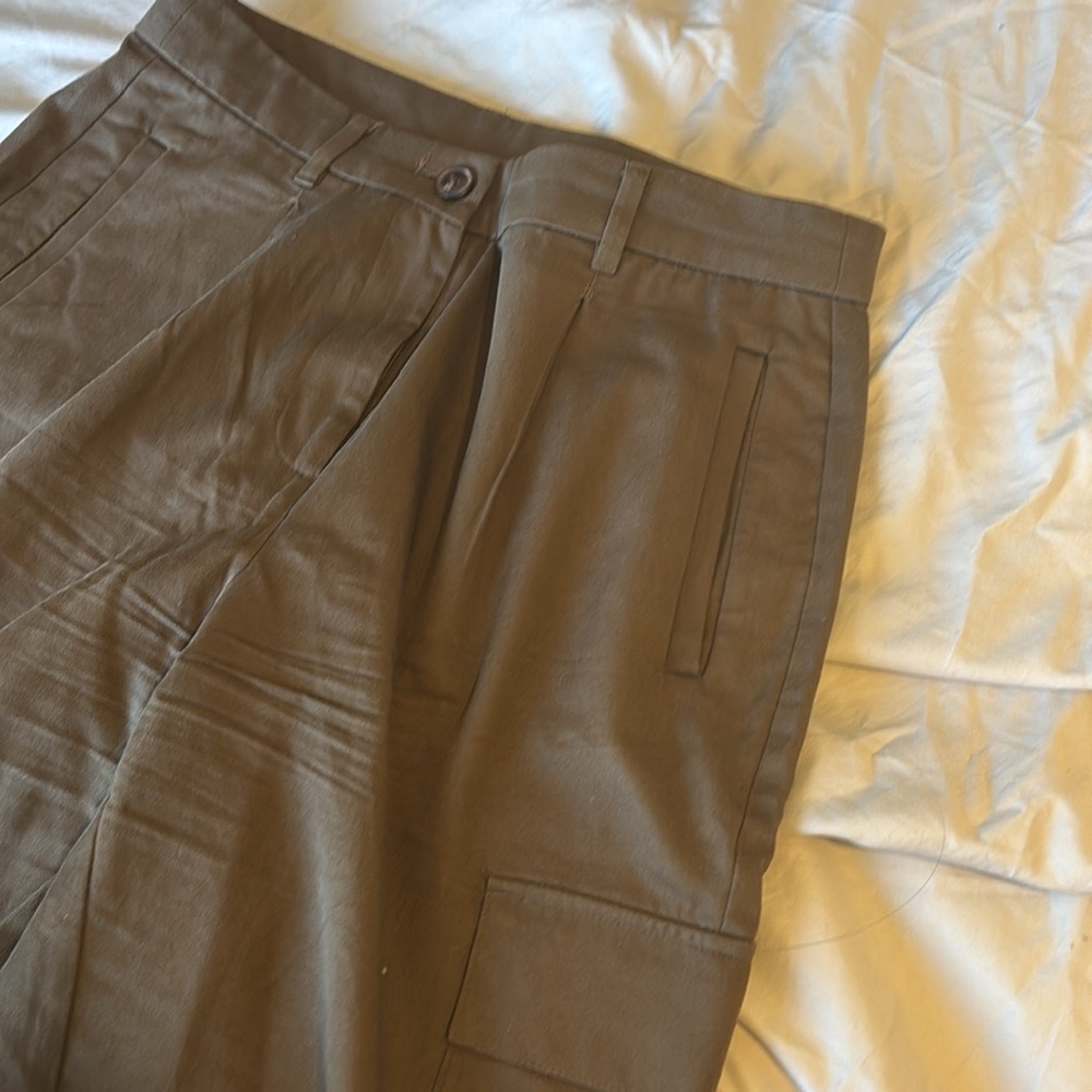Olive Old Navy Cargo Trousers - Picture 3 of 6